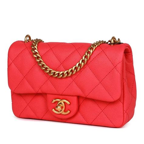 chanel mini flap bag pink caviar antique gold hardware|Chanel Shiny Caviar Quilted Mini Top Handle Flap Pink.